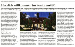 Ludwigsburger Kreiszeitung vom 8. Oktober 2015