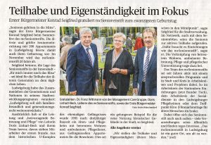 Ludwigsburger Kreiszeitung vom 8. Juli 2015
